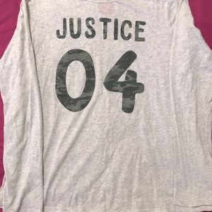 NWT Justice Long Sleeve Tee